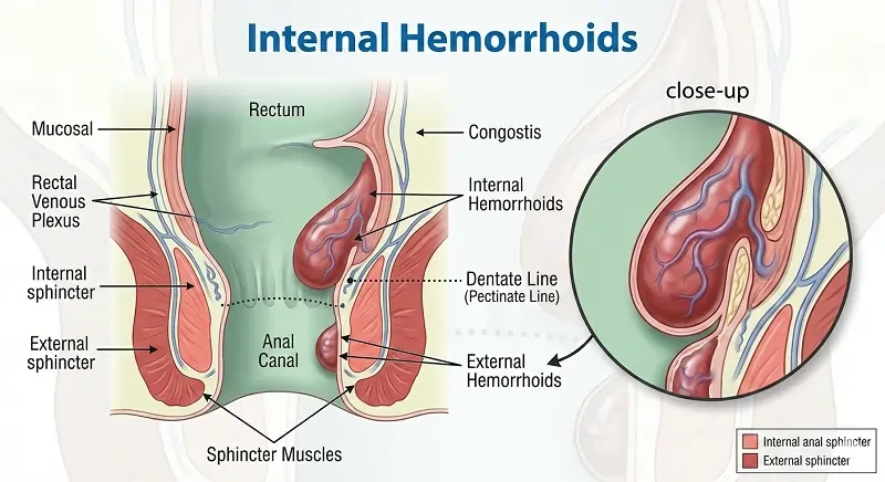 Internal hemorrhoids